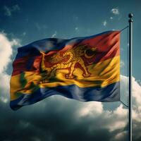 flag of Sri Lanka high quality 4k ultr photo