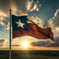 flag of Texas high quality 4k ultra hd photo