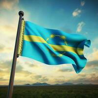 bandera de Tanzania alto calidad 4k ultra foto