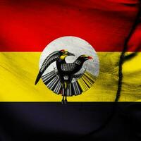 bandera de Uganda alto calidad 4k ultra h foto