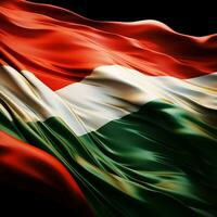 bandera de unido árabe emiratos el alto foto