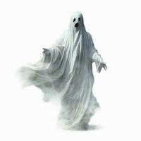 ghost with white background high quality ultra hd photo