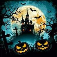 halloween flyers with white background high quality photo