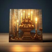 hanukkah cards high quality 4k ultra hd hdr photo