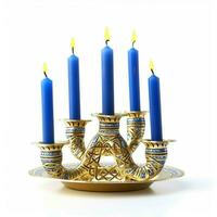 hanukkah cards with white background high quality photo