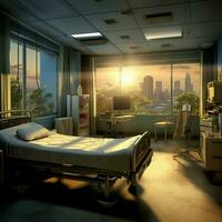 hospital high quality 4k ultra hd hdr photo