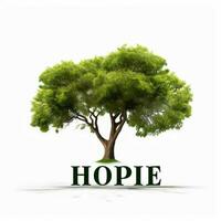 hope with white background high quality ultra hd photo