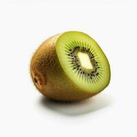 kiwi con blanco antecedentes alto calidad ultra hd foto