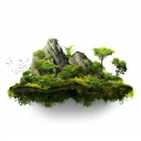 land scaping with white background high quality ultra photo