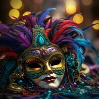 mardi gras high quality 4k ultra hd hdr photo