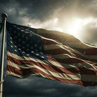 memorial day banner high quality 4k ultra hd hdr photo