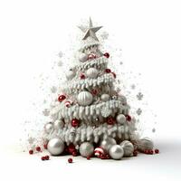 merry christmas with white background high quality photo