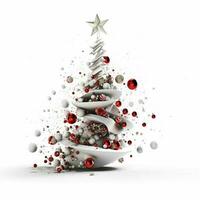 merry christmas with white background high quality photo