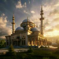 mosque high quality 4k ultra hd hdr photo