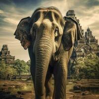 nacional animal de Camboya alto calidad 4k ultra foto