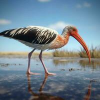 nacional pájaro de Botswana alto calidad 4k ultra foto