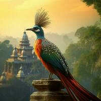 national bird of Burma high quality 4k ultra hd photo