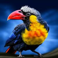nacional pájaro de Colombia alto calidad 4k ultra foto