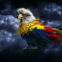 nacional pájaro de Colombia alto calidad 4k ultra foto