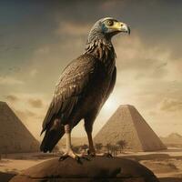 nacional pájaro de Egipto alto calidad 4k ultra hd foto