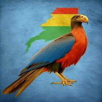 nacional pájaro de eritrea alto calidad 4k ultra h foto