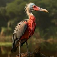 nacional pájaro de Gambia el alto calidad 4k ultra foto