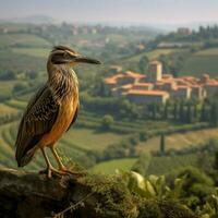 nacional pájaro de grandioso ducado de toscana el alto foto