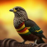 nacional pájaro de Ghana alto calidad 4k ultra hd foto