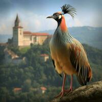 nacional pájaro de grandioso ducado de toscana el alto foto