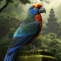 national bird of Guatemala high quality 4k ultra photo