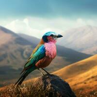 nacional pájaro de Lesoto alto calidad 4k ultra h foto