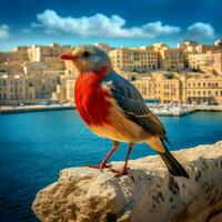 national bird of Malta high quality 4k ultra hd photo