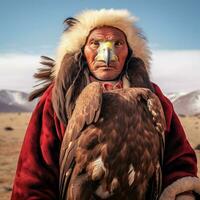 nacional pájaro de Mongolia alto calidad 4k ultra foto