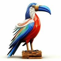 nacional pájaro de paraguay alto calidad 4k ultra foto