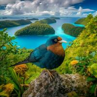 national bird of Palau high quality 4k ultra hd photo