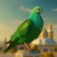 nacional pájaro de Turkmenistán alto calidad 4k ul foto