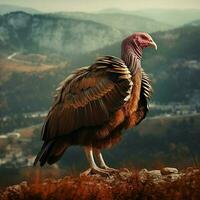 nacional pájaro de Turquía alto calidad 4k ultra hd foto
