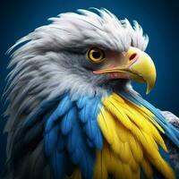 nacional pájaro de Ucrania alto calidad 4k ultra h foto