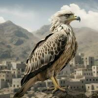 national bird of Yemen high quality 4k ultra hd photo