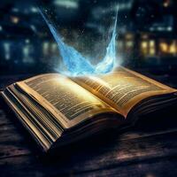 open book high quality 4k ultra hd hdr photo