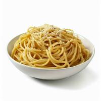 photo of Linguine with no background with white bac