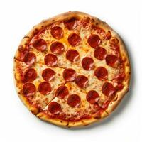 photo of Pepperoni with no background with white