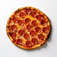 photo of Pepperoni with no background with white