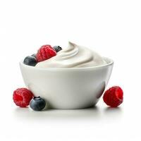 photo of Yogurt with no background with white background