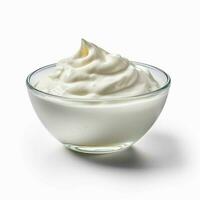 photo of Yogurt with no background with white background