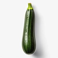 photo of Zucchini with no background with white