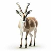 photo of antelope with no background with white