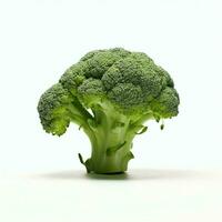 photo of broccoli with no background with white back