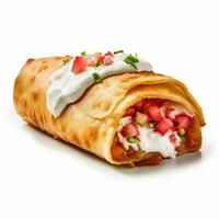 photo of chimichanga with no background with white