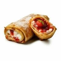 photo of chimichanga with no background with white